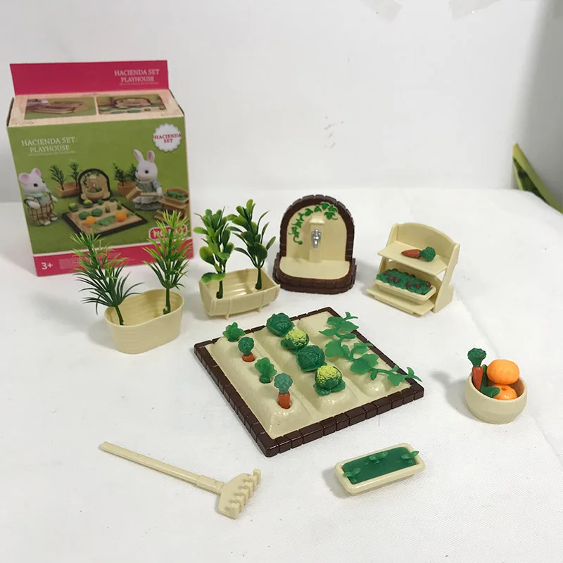 Лесная семья вилла 1:12 набор мебели игрушка лесные животные семья мини Спальня Набор мини мебель для гостиной игрушка подарок