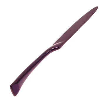 

4Pcs Purple Cutlery Set Stainless Steel Dinnerware Set Knife Fork Cutlery Stainless Steel Dinnerware Set Mirror Polish Table Kni