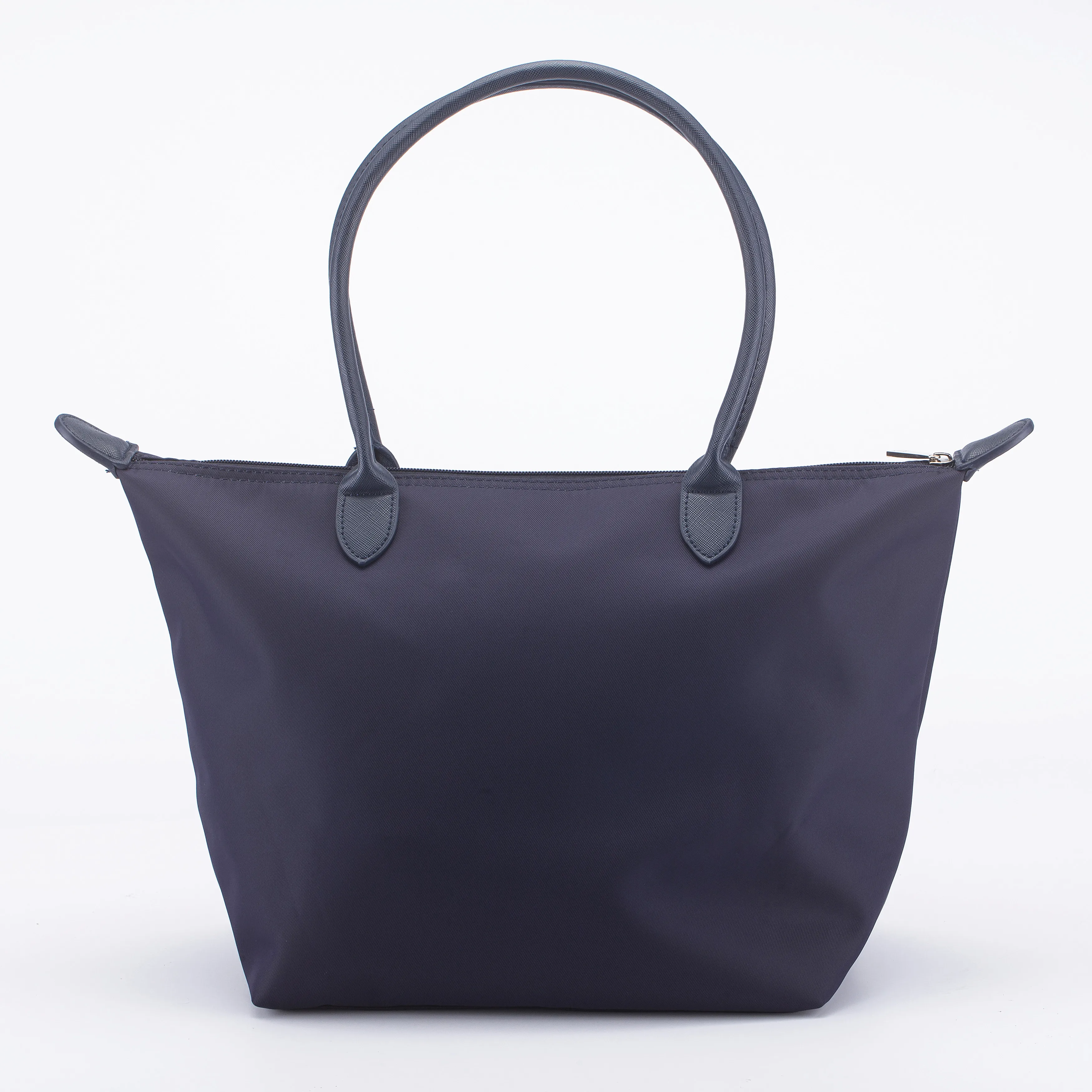 Glovin Ladies Nylon Fabric Handtag Shoulder Bag Purse Bag Tote with Embroidery Durable Chic Women's Bag Wear Resistance Medium