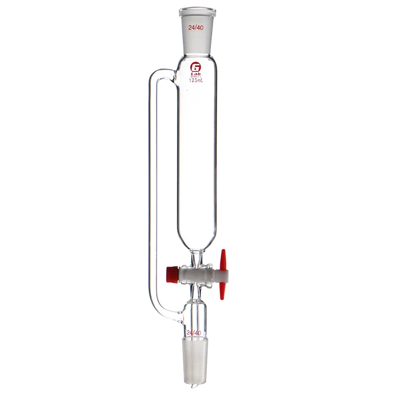 PTFE 표준 포트 정압 깔때기 원통형 드롭 깔때기, 10, 50, 250, 500 ML, 1 개