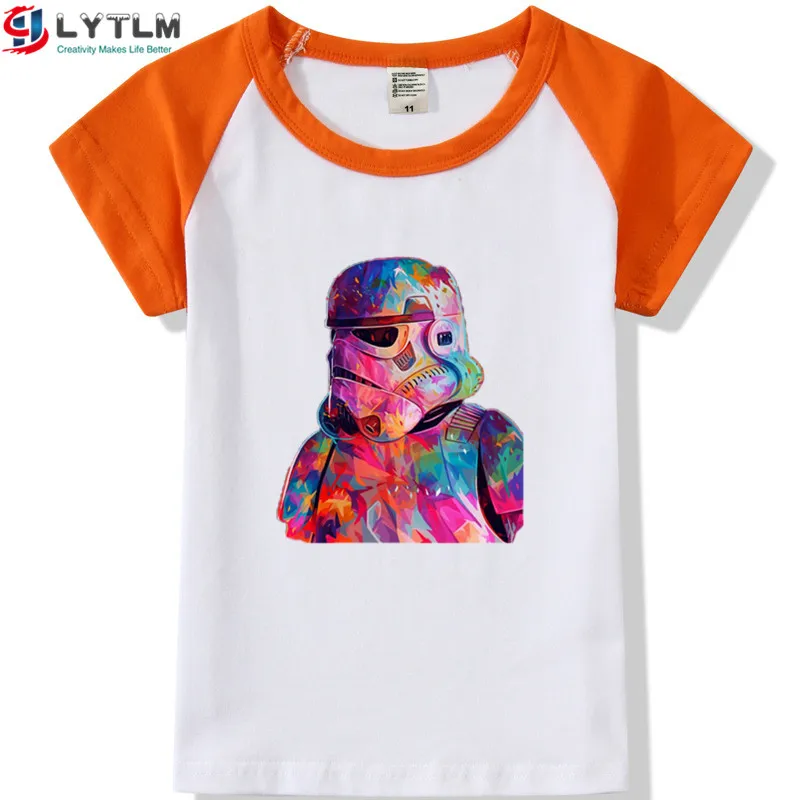 LYTLM/топы для маленьких девочек, детская одежда с Дартом Вейдером, футболки для мальчиков, Детская футболка vetement enfant fille, Звездные войны, Дарт Вейдер, Детская футболка для мальчиков