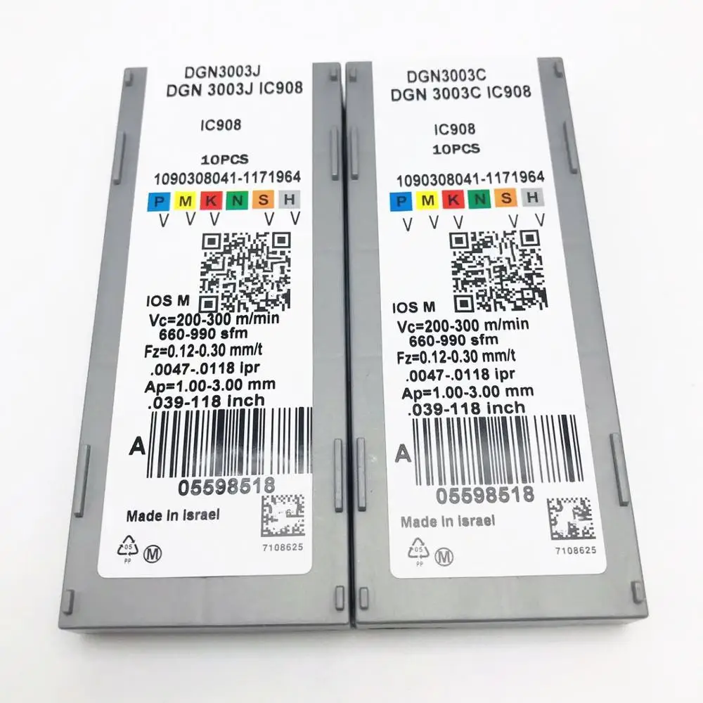 10 шт. DGN3003J / 3003C IC908 Высококачественная вставка из карбида ЧПУ канавочный