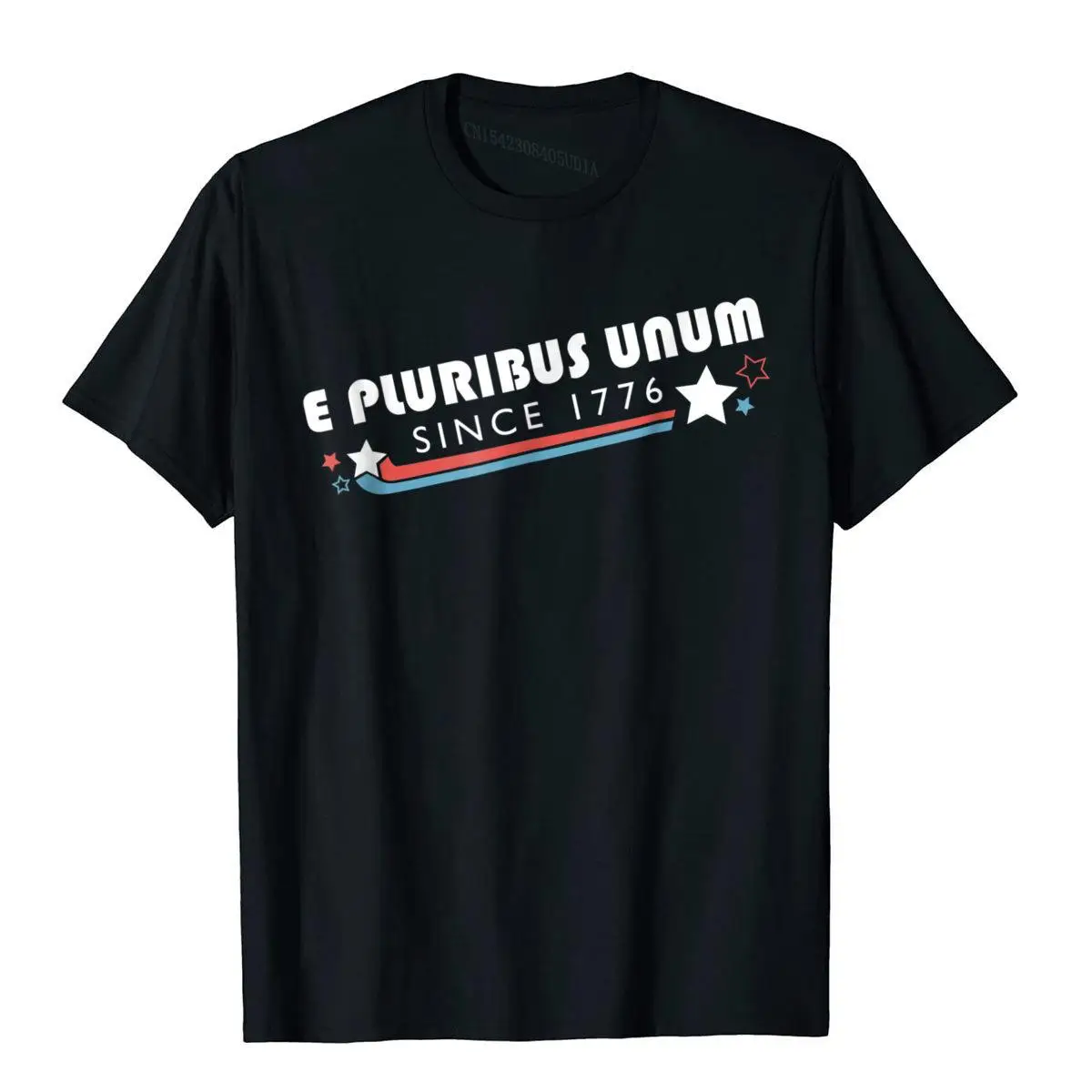 E Pluribus Unum Since 1776 Shirt Retro 4th of July__A10469black