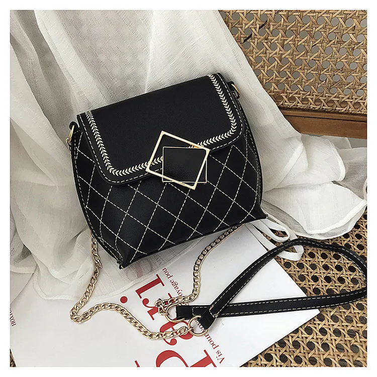 

Small Shoulder Messenger Bag Female Luxury Chain Handbags and Purses