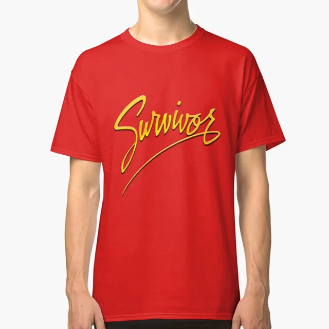 Survivor AOR Band Logo 1982 3D T shirt 
