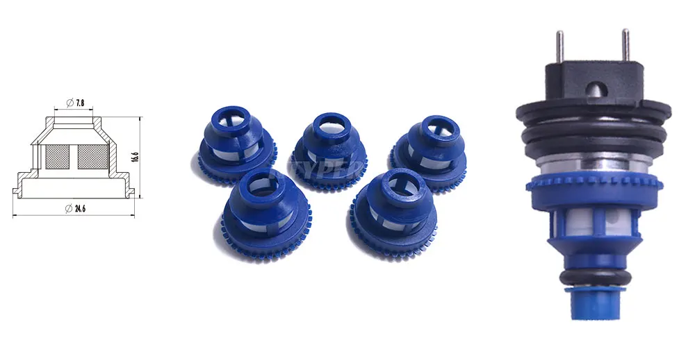 Filter-Basket-Fuel-Injector-For-Renault-Suzuki-Swift-195500-2160-0280150661-1.0L