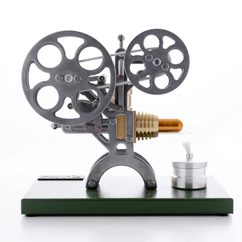 

New Retro Stirling Engine Motor External Combustion Engine Science Educational Model Decoration With Metal Base 2020 New Arrival
