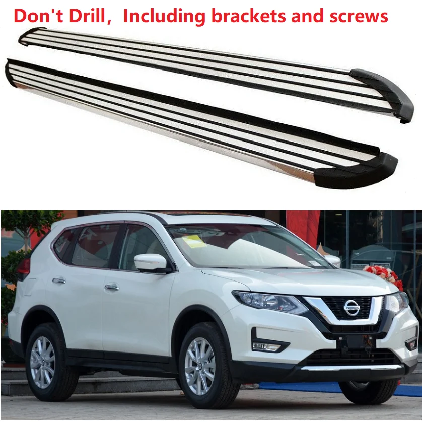 Новинка для Nissan Rogue X-trail Беговая плата боковой шаг Nerf бар педаль