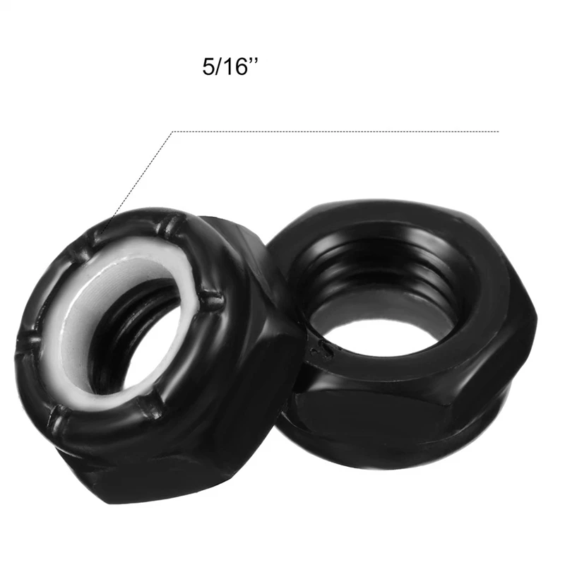 Skateboard Truck Hardware Kit 56 Pieces Includes Spacers Axle Nuts and Speed Rings for Skateboard and Longboard skateboard accessories