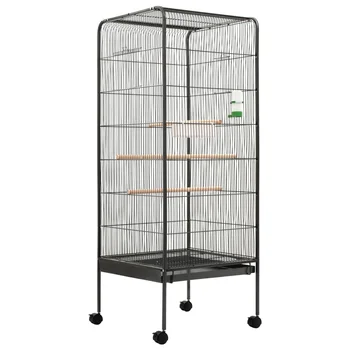 

Large Bird Cage For Parrot Parakeet Octopus Metal Bird House Heightened Breeding Cage Bird Nest Cage Pigeon Bird Supplies