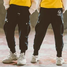 Детская одежда; детские брюки; Новинка года; сезон весна; стильный комбинезон для мальчиков; спортивные брюки в Корейском стиле для больших мальчиков