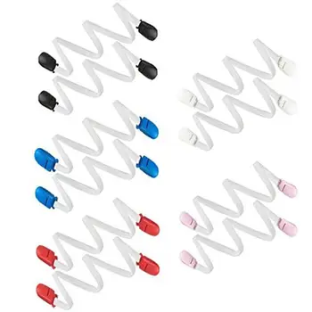 

2PCS Mask Clip Elastic Band Adjustable Ear Protector Strap Extender Ear Protector Strap Extender Elastic Band Rope Accessories