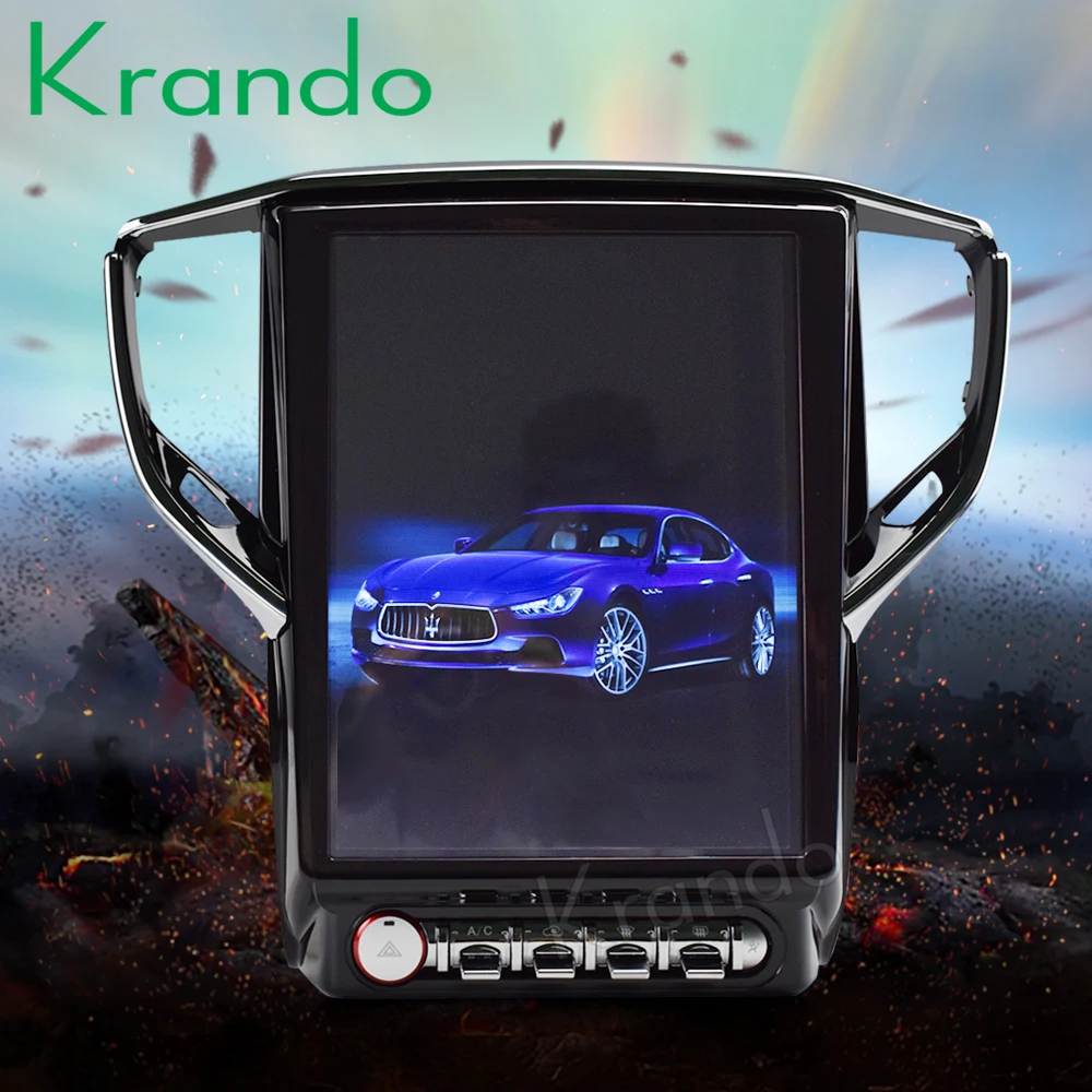 Автомобильный радиоплеер с вертикальным экраном Krando на базе Android 9 0 4 Гб ОЗУ 64 ПЗУ