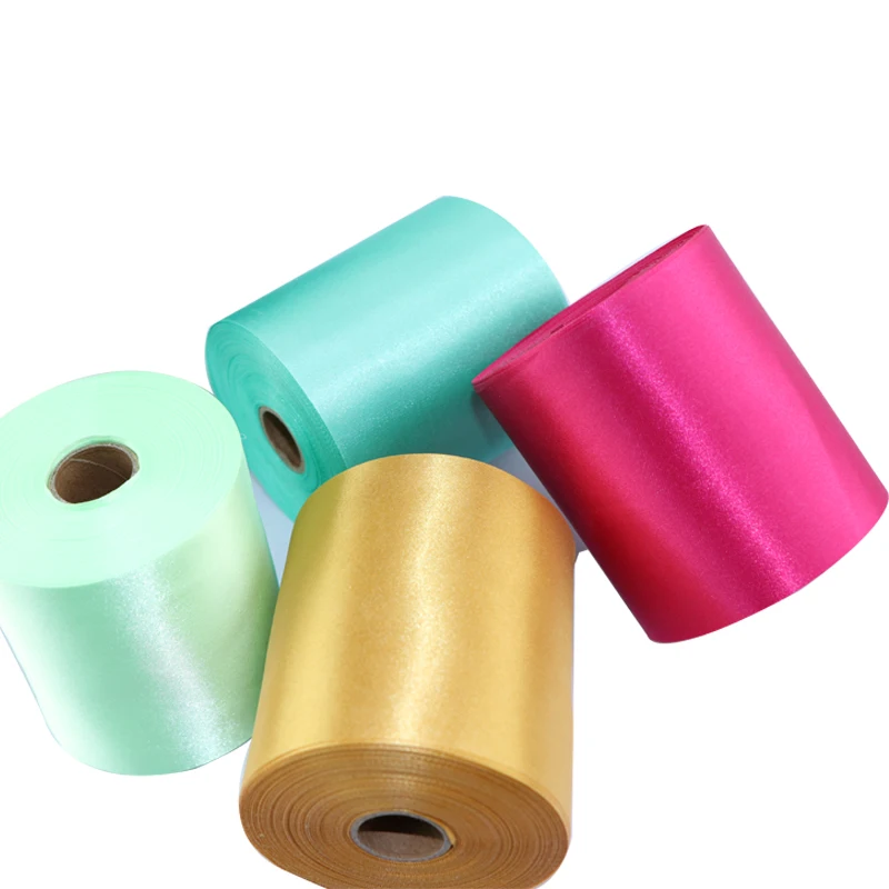 25Meters/Roll 8cm/10cm/15cm Silk Satin Ribbons DIY Wedding Chair Sashes Christmas Gift Wrapping Decoration Silk Ribbons Ruban