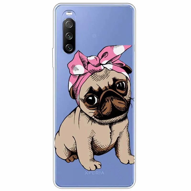 DOINK Cover Pendenza Colorato per Sony Xperia 1 III, Custodia Traslucido Silicone TPU con Antiurto Bumper - Oro Nero