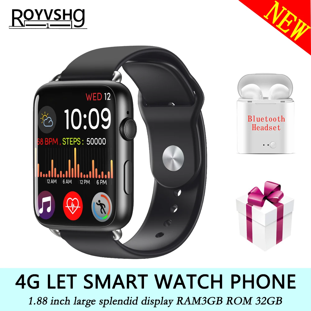 Dm20 Смарт часы на Android телефон 3 ГБ 32 камера сердечного ритма 4G WiFi GPS для Apple iPhone ios PK 5