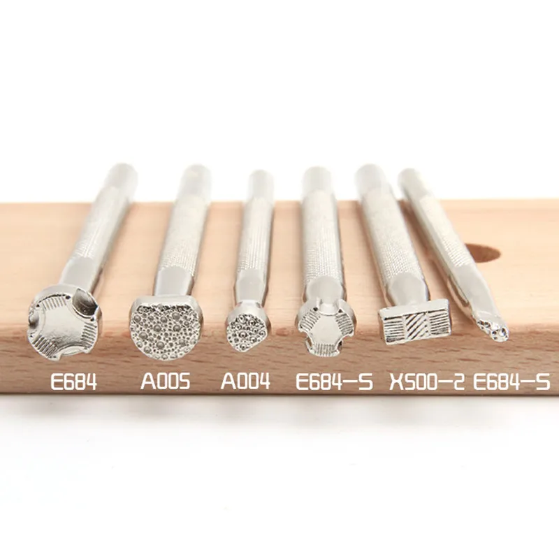 Carving tool leather tool leather stamp punch Leather working saddle making tools carving leather craft stamps 1Pcs stamping embossing mold