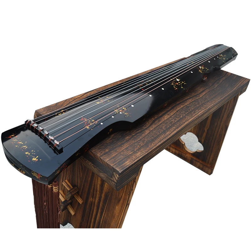 Guqin Fuxi Zhongni Hundun Style Lyre 7 أوتار آلات موسيقية صينية قديمة Zither Guqin إرسال كتاب دراسة Guzheng Aliexpress