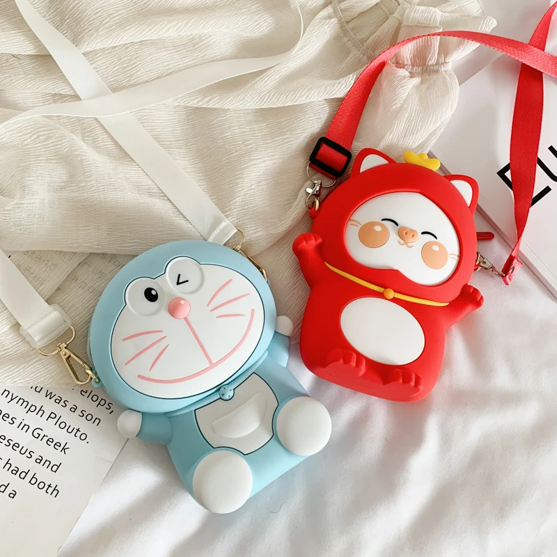 

Women Designer Luxury Handbag Fashion New High Quality Silicone Girls Handbags Cartoon Pattern Cute Shoulder Bags Messenger Bag