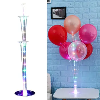 

Balloon dedicated base table floating Tow column column balloon display stand Wedding decoration balloon decoration Party Decor