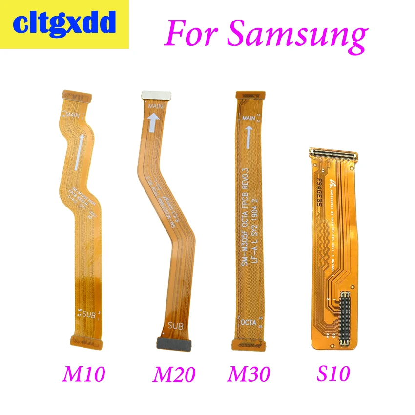 cltgxdd 1pc For Samsung Galaxy M30 M305 M305F M20 M205 M205F M10 M105F Motherboard Main Board Connector LCD Display Flex Cable | Мобильные