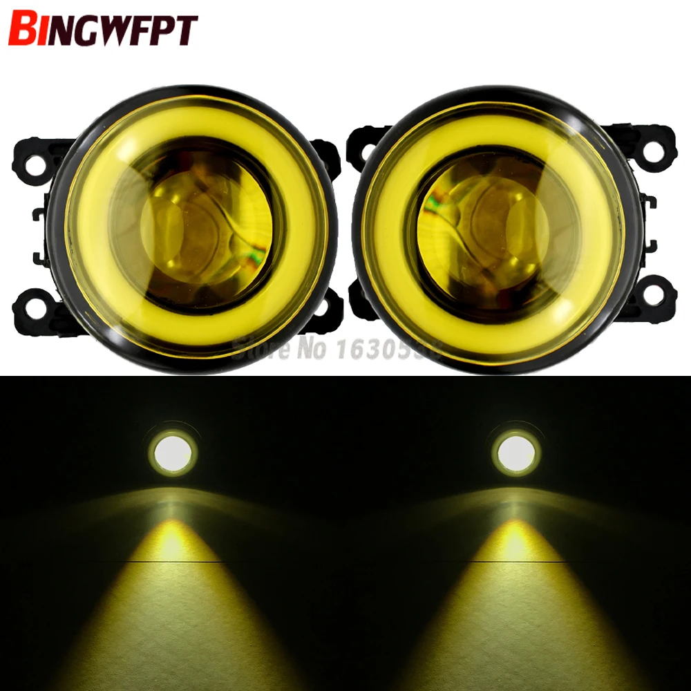 2 шт светодиодные противотуманные фары светильник с линзой для Mitsubishi L200 KB T KA