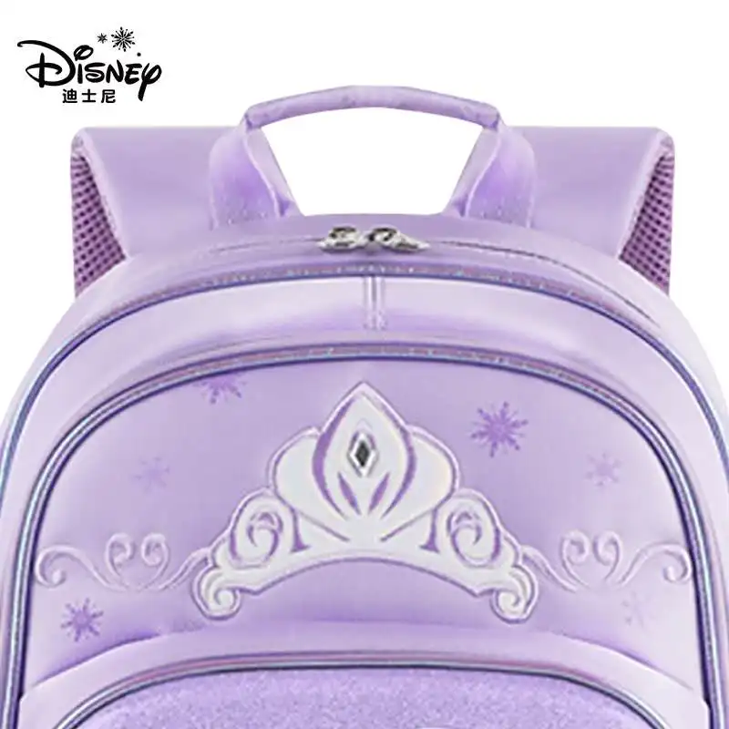 Disney Frozen School Bags for Girls Elsa Anna Primary Student Shoulder Backpack Large Capacity Water Proof Teenage Gift Mochilar