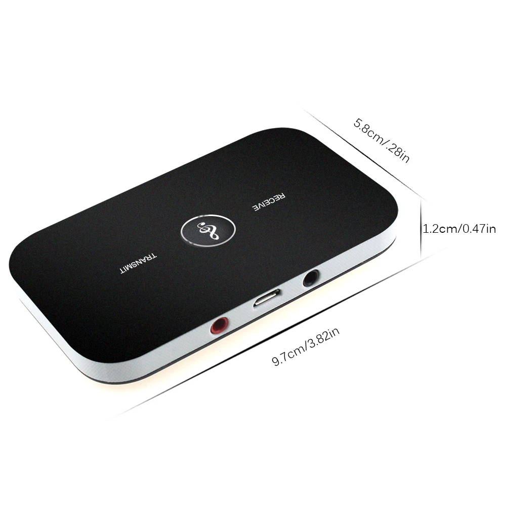 2 в 1 B6 Bluetooth передатчик приемник беспроводной аудио адаптер для наушников динамики ТВ 3,5 мм Bluetooth музыкальный приемник