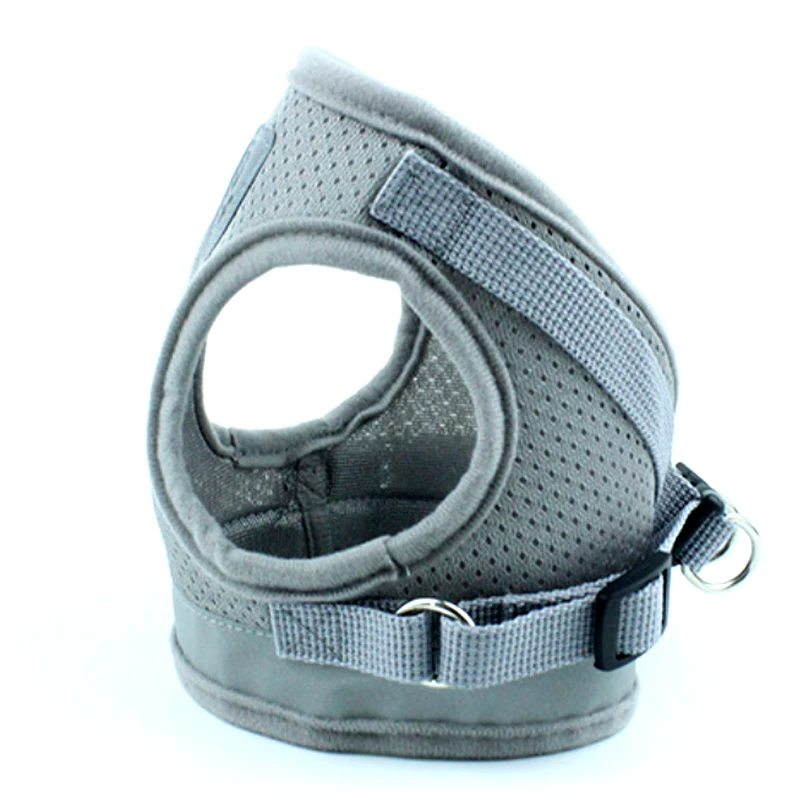 

Nylon Puppy Dogs Cats Harness Leash Lead Mesh Reflective Pet Dog Collar Leash Dog Harness Leash Set for Small Medium Large Dogs