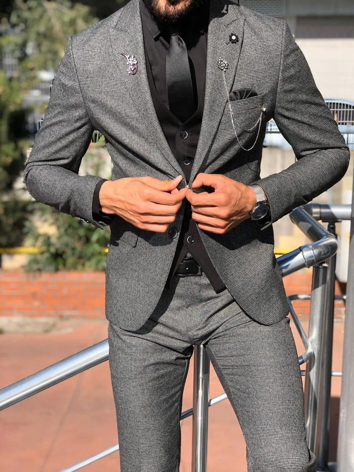 Мужской костюм на заказ 2020 свадебные смокинги официальные костюмы лучшего