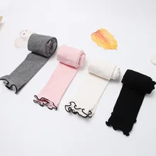 Весна и осень, стиль, дерево, гриб, кружево, универсальные, чёсаный хлопок, детские чулки тонкие, дышащие