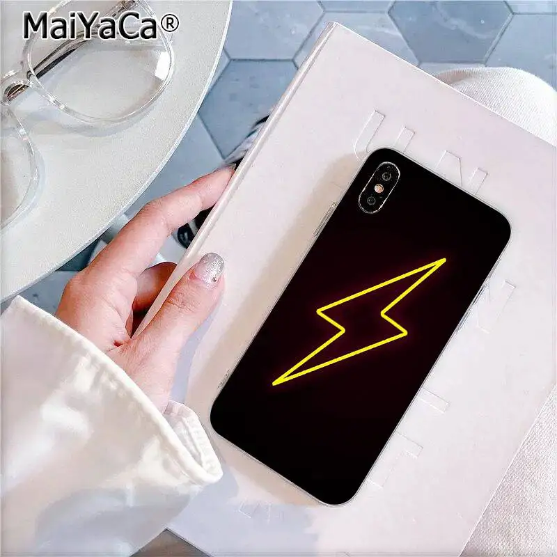 A7 MaiYaCa черный фон флуоресцентный Неон Королева Роза Coque Оболочка Чехол для телефона для iPhone 11 pro 8 7 6 6S Plus X XS MAX 5 5S SE XR - Цвет: A7