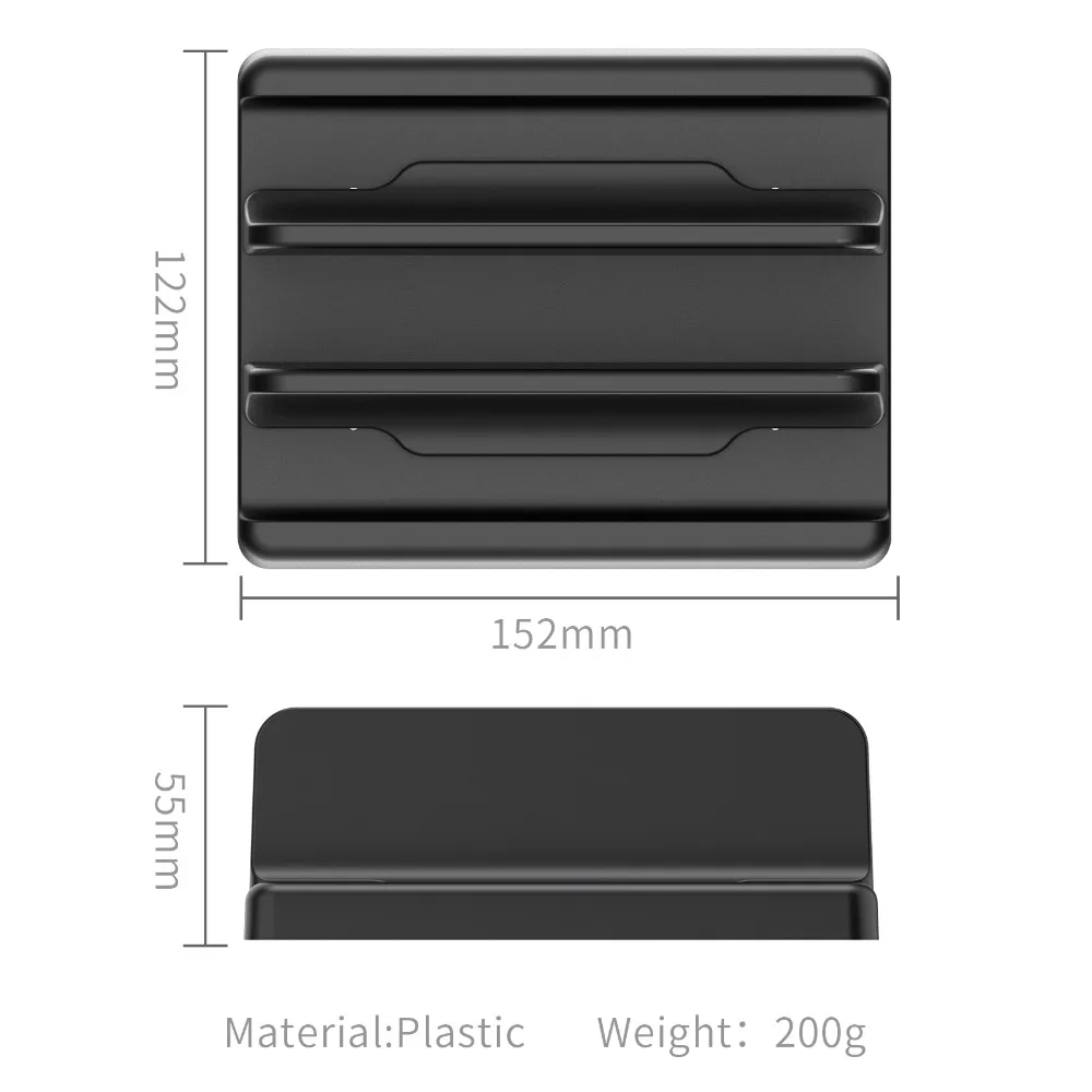 Vaydeer plástico vertical portátil suporte ajustável desktop