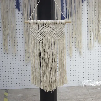 

Woven Wall Hanging Bohemian Tassel Gift Economic Decoration Wedding Home Tapestry Beautiful Banner Manual Blanket Decor