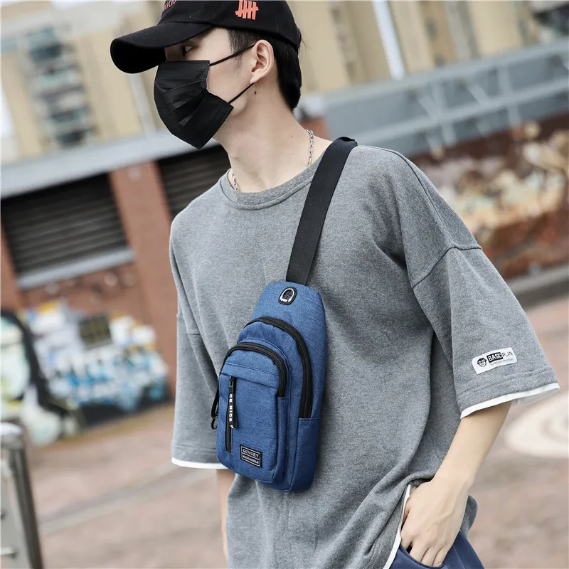 

Hot Sales 2019 New Style Men Chest Bag Sports Bag Mountain Climbing Riding Multi-functional Waterproof Hand