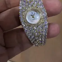 Новые AAA циркониевые элементы лист австрийский кристалл браслет часы для свадебной вечеринки Модные Ювелирные изделия Сделано с