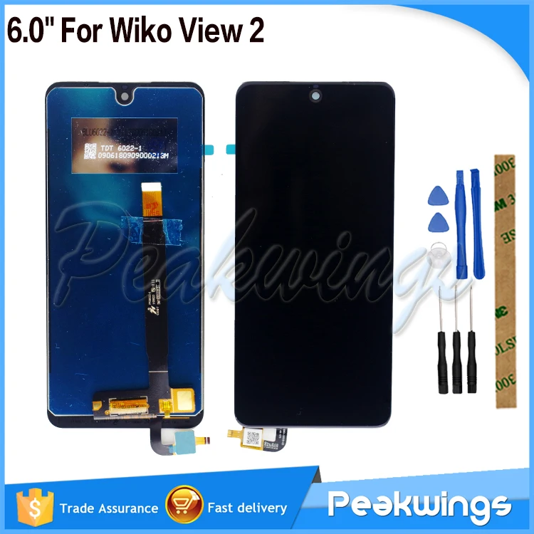 

6.0'' LCD Display For Wiko View 2 LCD Display + Touch Screen Assembly For Wiko View 2 LCD Screen Repair Replacement Parts