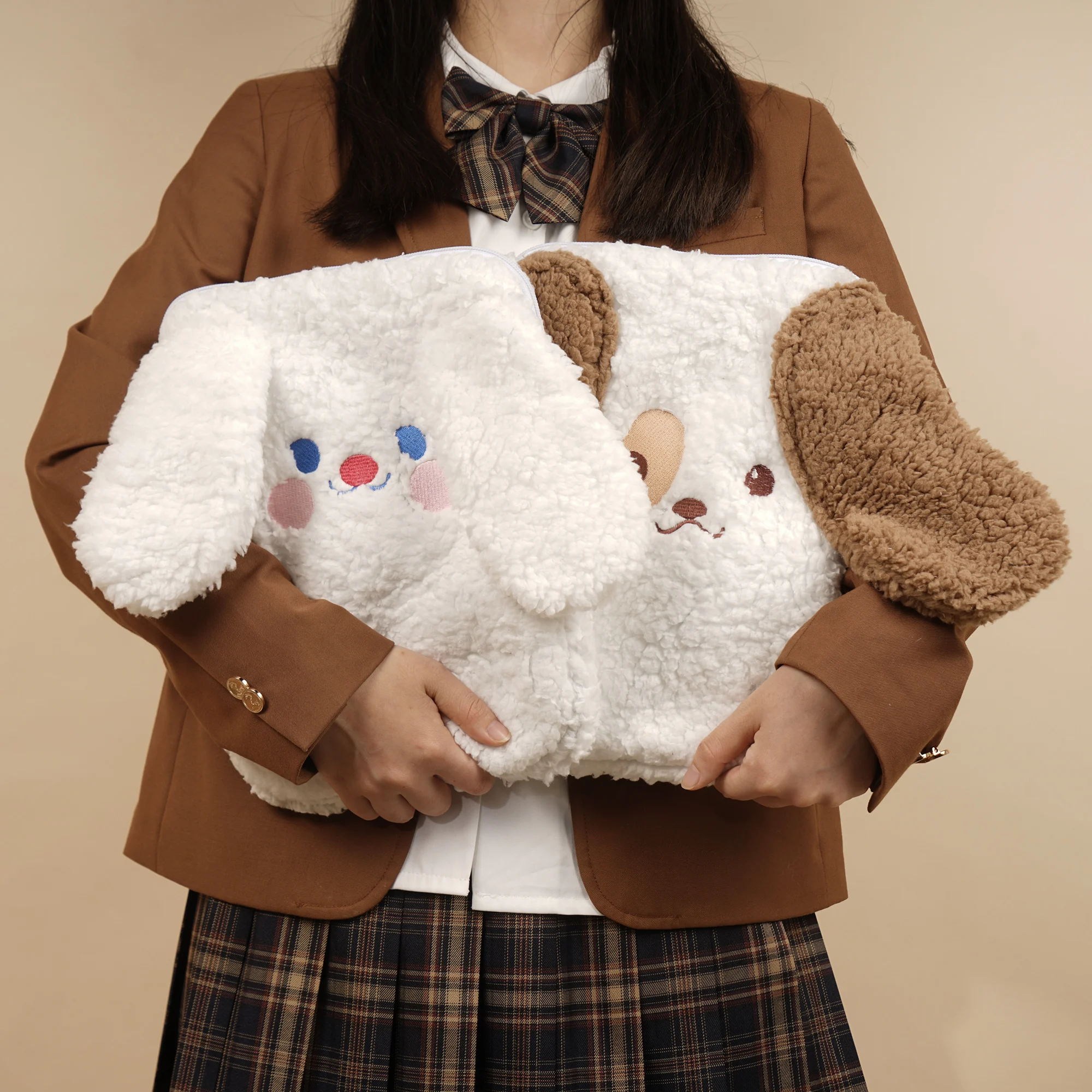 

Cartoon Pouch for iPad 11inch 12.9 inch ins Fashion Style iPad Sleeve Big Size Cute Animal Pattern Korea Style iPad Bag Girl