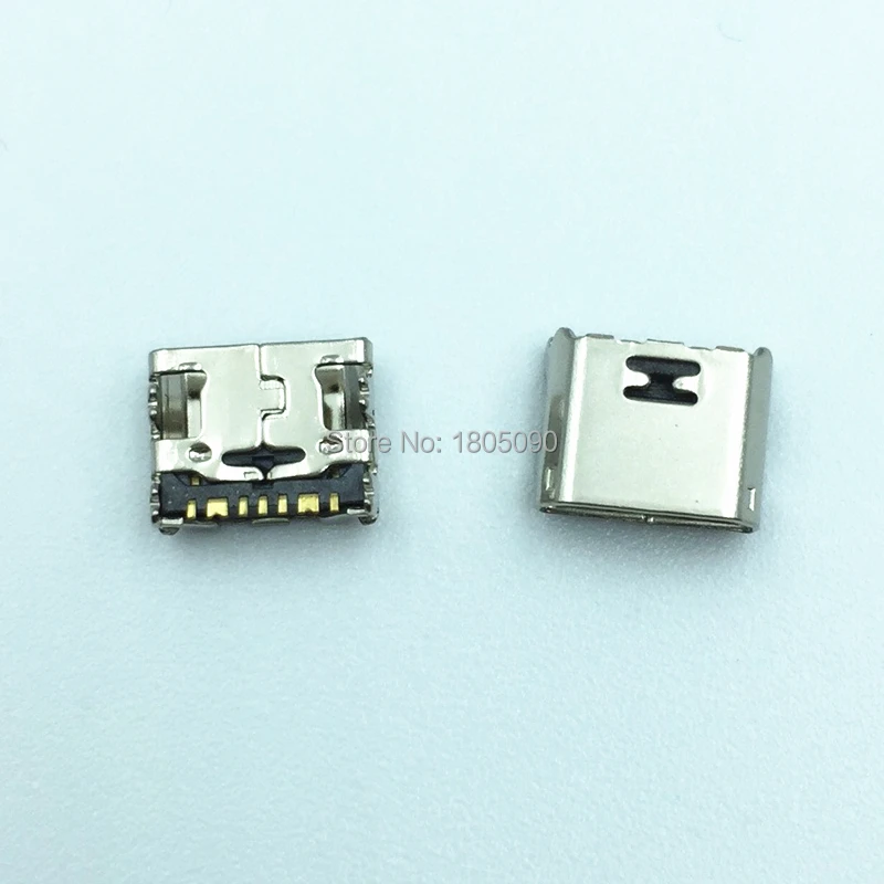100 шт. микро-USB 7-контактный мини-разъем порт для зарядки мобильного телефона Samsung