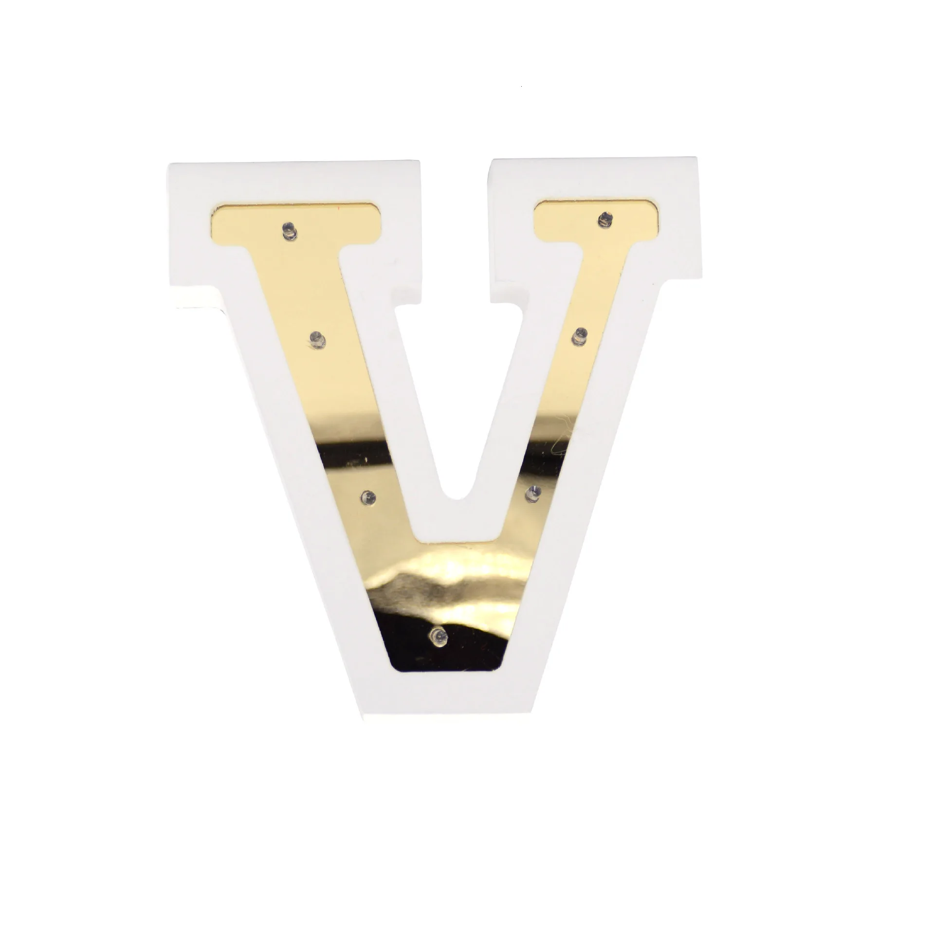 LEDIARY Wooden LED Letter Night Lights Golden A-Z Sign Alphabet HOME LOVE Wedding Birthday Party Wall Table Sofa Decor Lighting