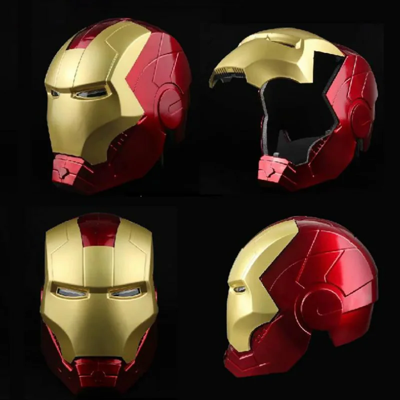 Avengers Hero Iron Man Head Mark Helmet Auto Toy Accessories Ornament For Figure