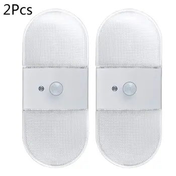 

1/2Pcs LED Puck Light Motion Sensor LED Lights Battery Operated Soft Lighting for Kitchen Stairs Garage Cabinet