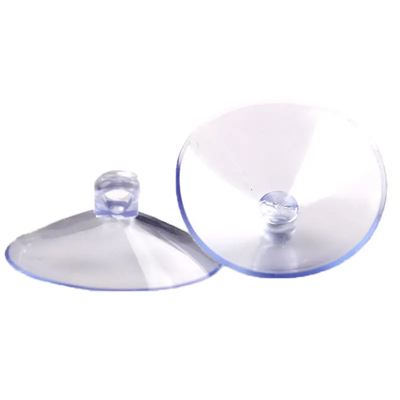 10pcs 25mm Fish Tank Sucker Plastic Perforated Transparent Suction Cup For Aquarium Window Wall Hook Horizontal Hole Suckers