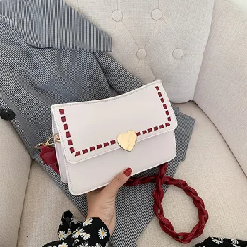 

Metal Peach Heart Lock Cute Girly Style Trend WOMEN'S Fashion Handbag Shoulder Bag Shoulder Bag 2020 New Style New Arrival