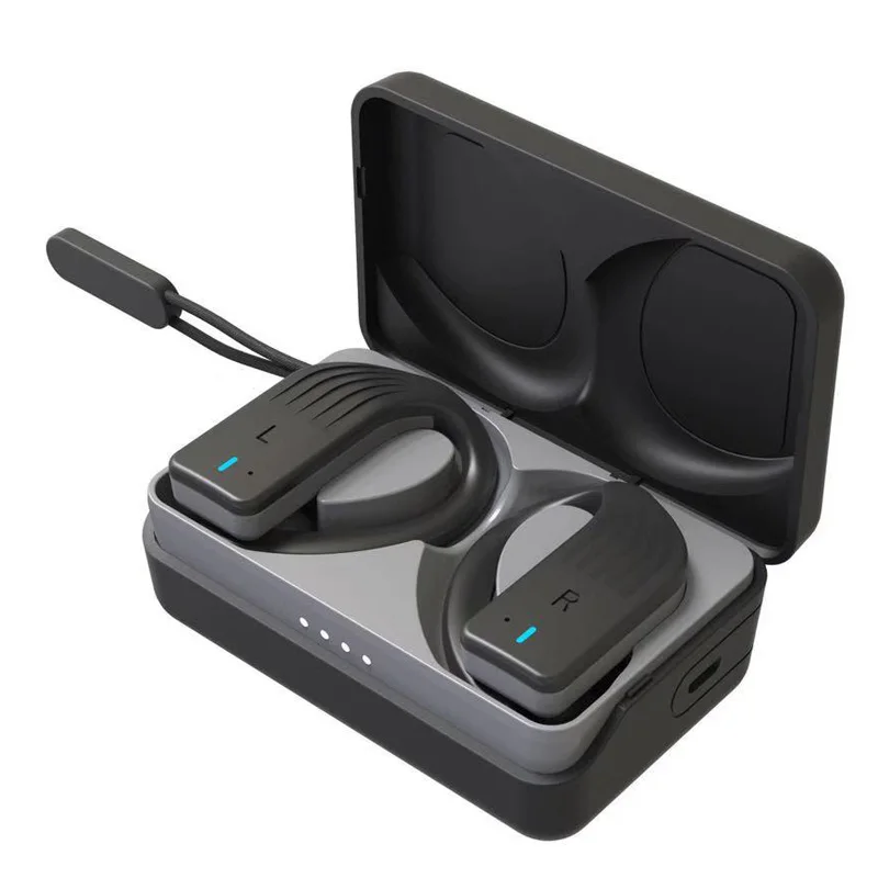 

TWS Bluetooth earphone wireless earbuds with microphone noise canceling Waterproof for sport