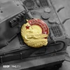 New Soviet Union CCCP Train Tank Athletic Winners Metal Badge Armor Maneuver Five Stars Red Flag USSR Military Medal Brooch ► Photo 1/6