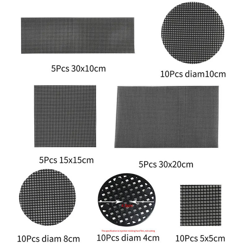 Lot De 6 Grilles De Drainage Pour Pots De Fleurs - Support Aéré Pour Bonsaï Et Plantes D'intérieur/extérieur