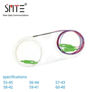 

10pcs/ lot fiber splitter taper splitter pigtail FBT APC connector 55/45 56/44 57/43 58/42 59/41 60/40 unbalanced fiber coupler
