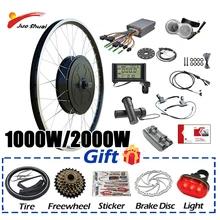 Kit de conversión de bicicleta eléctrica, de 26 pulgadas 700C rueda trasera, 48V, 1500W, 2000W y 1000W