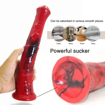 Huge Horse Dildo Realistic Animal Dildos, Liquid Silicone Fake Big Long Penis Artificial Giant Dick Didlo For Women Sex Toys. 5